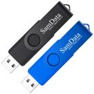Unidades flash USB SamData 128 GB x 2 com luz LED de 2 cores