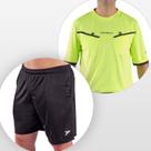 Uniforme Árbitro Stam com 06 bolsos e Proteção UV 50+ Poker Cor:Amarelo+PretoTamanho:GGGênero:Masculino Uniforme Árbitro Stam com 06 bolsos e Proteção UV 50+ Poker Cor:Amarelo+PretoTamanho:GGGênero:Masculino
