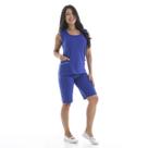 Uniforme Bermuda E Regata Helanca Babá Domésica Faxina Copa