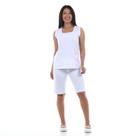 Uniforme Bermuda E Regata Helanca Babá Domésica Faxina Copa