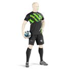 Uniforme Esportivo Completo Com Camiseta e Shorts DryFit Preto/ Verde Limão - Fera Print