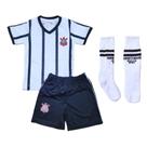 Uniforme Infantil Corinthians Kit 3 Pçs Oficial