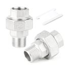 Union Fitting TAISHER 304 de aço inoxidável 3/8 NPT macho x 3/8 NPT fêmea Union Fitting TAISHER 304 de aço inoxidável 3/8 NPT macho x 3/8 NPT fêmea