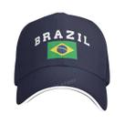 Unisex ajustável Brasil bonés de beisebol, homem esporte ao ar livre, moda, bandeira chapéus, verão