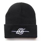 Unisex Anime Akatsuki vermelho nuvem bordado malha chapéu Bonnet, Cosplay, quente, outono, inverno