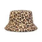 Unisex leopardo impressão balde chapéus, cap pescador casual, chapéu protetor solar ao ar livre Unisex leopardo impressão balde chapéus, cap pescador casual, chapéu protetor solar ao ar livre