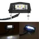 Universal motocicleta placa LED luz, traseira cauda lâmpada, moto, branco, 12V Universal motocicleta placa LED luz, traseira cauda lâmpada, moto, branco, 12V