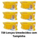 Upa Bebê Kit 720 Toalhas Lenços Umedecidos 6 Pacotes Atacado