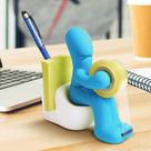 uporte Escritório Fita Adesiva Caneta Post-it e Clips The Butt Cor:Azul