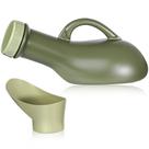 Urinol de viagem unissex de 1000 ml com funil para acampamento ao ar livre