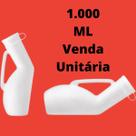 Urinol Papagaio Portátil Coletor Plástico Com Tampa 1000 M L
