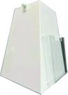 Urna 30cm C/ Bolso Lateral Acrílico Branco