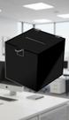 Urna Acrílica Black 15x15x15cm Para Sorteios