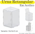 Urna ACRILICO Sorteio Caixa Sugestão RETANGULAR 15 X 10 CM
