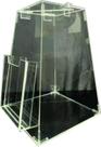 Urna Com Bolso Lateral Para Cupom Em Acrílico Transparente