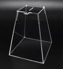 Urna em Acrílico Cristal 3mm Base: 20cmX20cm Altura: 25cm Tampa: 11cmX11cm