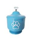 Urna para cinzas PET Cachorro cremaçãol em Alumínio - Azul