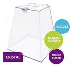 Urna Pequena Pirâmide Em Acrílico Transparente