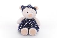 Ursa de pelucia lola zip toys macio antialergico lavavel