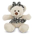 Ursa de Pelúcia Mila Creme 25 cm Antialérgica