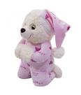 Ursinha Pelúcia Que Reza Pijama Rosa 30cm - Minas De Presentes