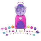 Ursinho de Goma Polly Pocket com 2 Microbonecas - Brinquedo de Viagem