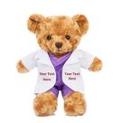 Ursinho de pelúcia de pelúcia Doctor Nurse personalizado de 23 cm