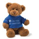 Ursinho de pelúcia GUND I'm The Big Brother” com camiseta azul de 30 cm Ursinho de pelúcia GUND I'm The Big Brother” com camiseta azul de 30 cm
