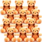 Ursinho de pelúcia Hydren Bear 30 cm com laço de fita, 12 peças marrom