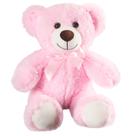 Ursinho de pelúcia SHAFISH, fofo bicho de pelúcia com laço, 35 cm, rosa