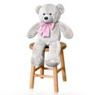 Ursinho De Pelúcia Teddy Bear Com Laço Antialérgico Presente Decoração Ursinho De Pelúcia Teddy Bear Com Laço Antialérgico Presente Decoração