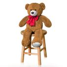 Ursinho De Pelúcia Teddy Bear Com Laço Antialérgico Presente Decoração Ursinho De Pelúcia Teddy Bear Com Laço Antialérgico Presente Decoração