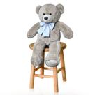 Ursinho De Pelúcia Teddy Bear Com Laço Antialérgico Presente Decoração