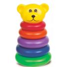 Ursinho Didático De Empilhar Brinquedo Pedagógico Bebê Educativo Infantil Baby Encaixar Amigo Urso