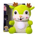 Ursinho Pelucia Projetor Estrelado com Luz e Som