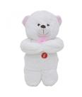Ursinho Pelúcia Que Reza Laço Rosa 28cm Ursinho Pelúcia Que Reza Laço Rosa 28cm