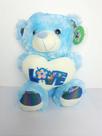 Urso Amor Luminoso Azul 25 cm de Pelúcia - Brilha de Amor e Encanto