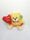 Urso Apaixonado com Balão de Amor Amarelo - Pelúcia 20 cm - Tuka Toy