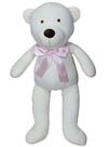 Urso ballu cor palha 60cm pelúcia decoração quarto bebê