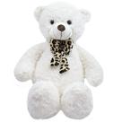 Urso Branco Com Laço 35cm - Pelúcia Urso Branco Com Laço 35cm - Pelúcia