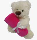 Urso Cobertor rosa -cortex
