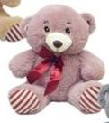 Urso De Pelúcia 25Cm Com Lacinho FD5082 - Fizzy