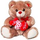 Urso de Pelúcia 3 Corações Eu Te Amo Namorados Amor Ursinho Urso de Pelúcia 3 Corações Eu Te Amo Namorados Amor Ursinho