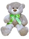 Urso De Pelúcia Avelã Super Macio 50 Cm - Com Laço Colorido, Decoração Quarto Infantil Urso De Pelúcia Avelã Super Macio 50 Cm - Com Laço Colorido, Decoração Quarto Infantil