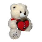 Urso de Pelúcia com Coração Te amo - 30 cm
