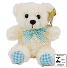 Urso de Pelúcia Com Laço 18cm FD5052 - Fizzy