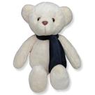 Urso de Pelúcia Fofuxo Baunilha com Marinho Urso de Pelúcia Fofuxo Baunilha com Marinho
