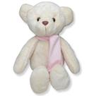 Urso de Pelúcia Fofuxo Baunilha com Rosa Urso de Pelúcia Fofuxo Baunilha com Rosa