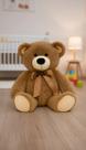 Urso de Pelúcia Gigante 80cm Antialérgico Cor Mel