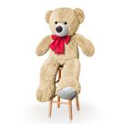 Urso De Pelúcia Gigante Com Laço Antialérgico 1 Metro